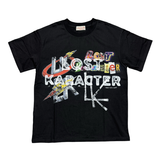 LOST LOGO T SHIRT (Black)